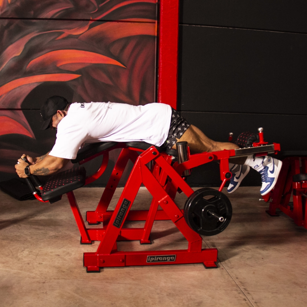 1 Flexora deitada uni-lateral leg curl