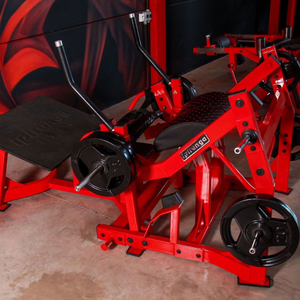 4 Elevação Pélvica Plate-Loaded Glute Drive