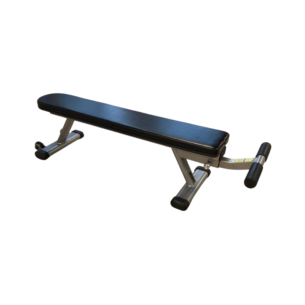 Banco reto com apoio dos pés regulável